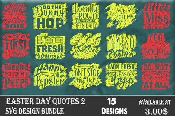 Download Easter Day Quotes 102 SVG Design Bundle - Design Collection