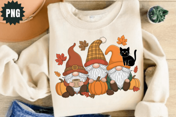 Download Trendy Fall Gnomes PNG Design - Design Collection