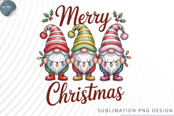 Download Merry Christmas Gnome PNG Design - Design Collection