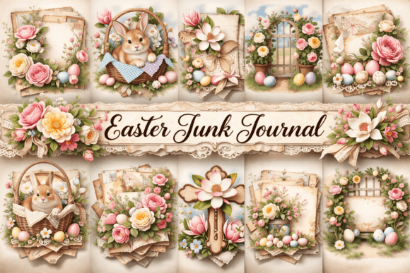 Download Easter Junk Journal Design - Design Collection