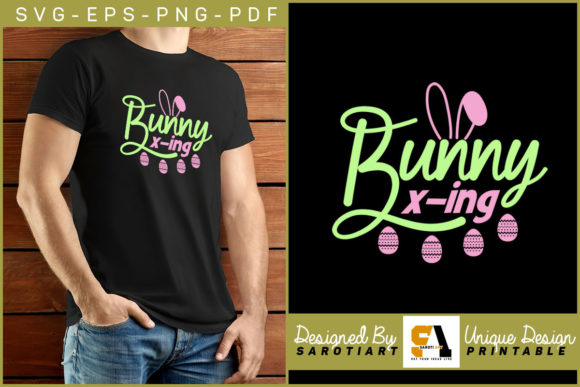 Download Easter Day Quotes Design Bunny X-ing SVG - Design Collection