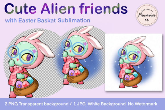 Download Cute Alien &amp; Easter Basket Designs - Design Collection
