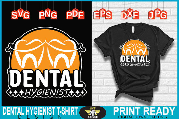 Download DENTAL HYGIENIST RETRO TYPOGRAPHY DESIGN - Design Collection