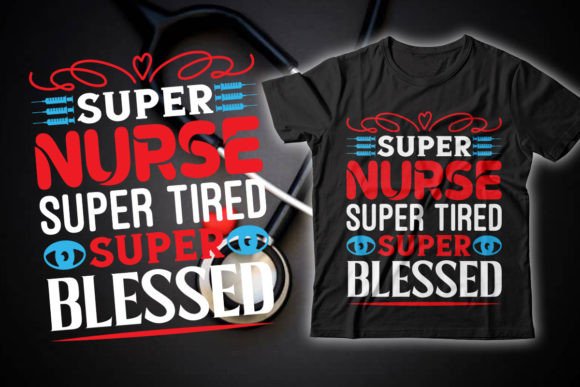 Download Nurse Typographic T-Shirt Design Vector. - Design Collection