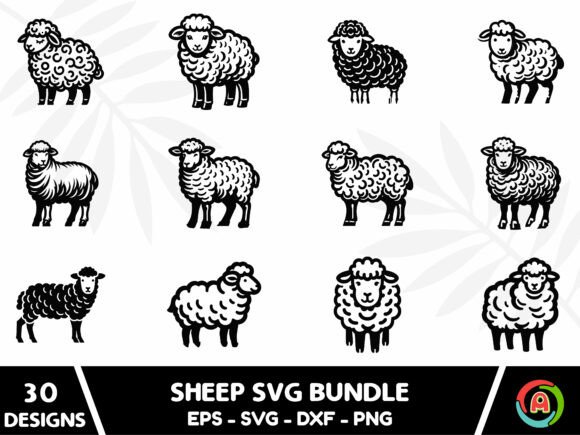 Download Sheep Svg Bundle - Sheep Collection