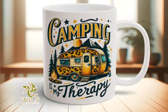 Download Leopard RV Caravan Mug Design Png File - Design Collection
