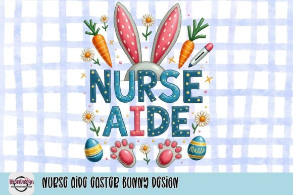 Download Nurse Aide Easter Bunny Design - Design Collection