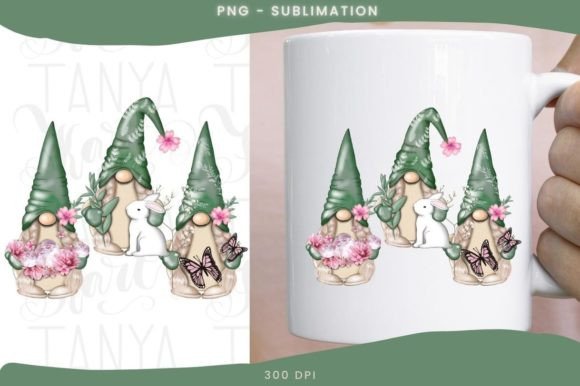 Download Floral Gnome Png | Sublimation Design - Design Collection
