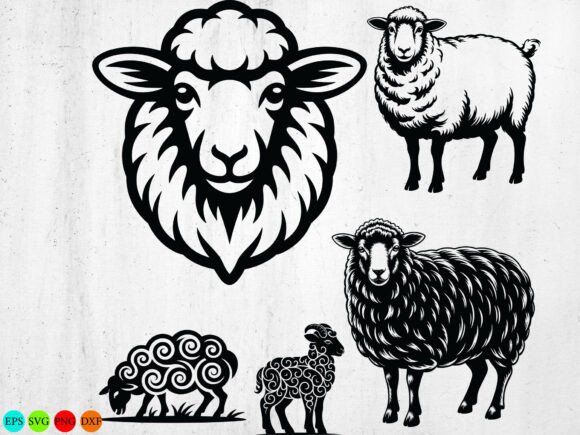 Download Sheep Svg Bundle, Sheep Vector, Sheep - Sheep Collection