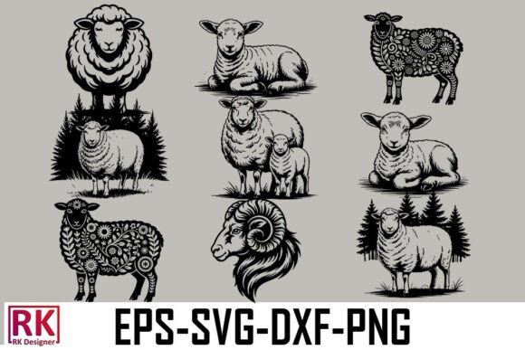 Download Sheep SVG Bundle - Sheep Collection