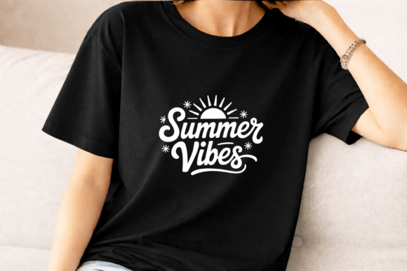 Download Summer Vibes Retro Typography Design - Design Collection
