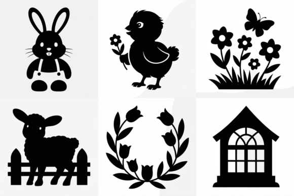 Download Easter Bunny Chick Sheep SVG Bundle - Sheep Collection