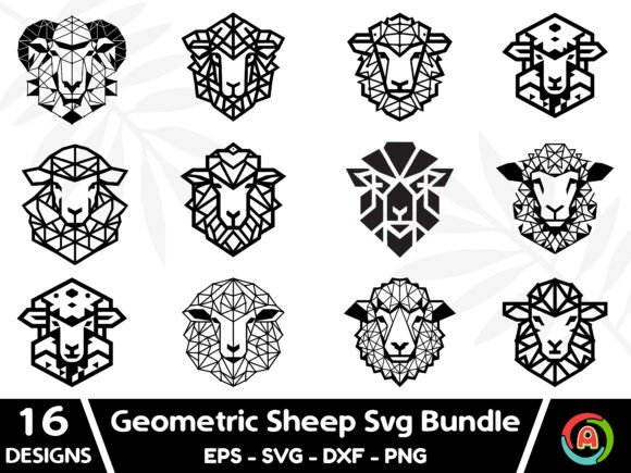 Download Geometric Sheep Svg Bundle - Sheep Collection