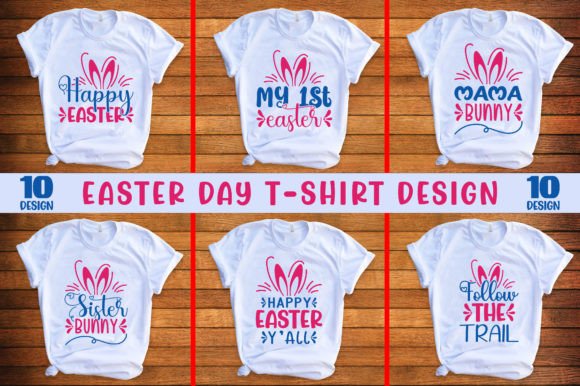 Download Easter Day T-Shirt Designs Bundle - Design Collection