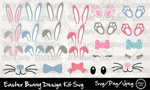 Download Easter Bunny Design Kit Svg - Design Collection