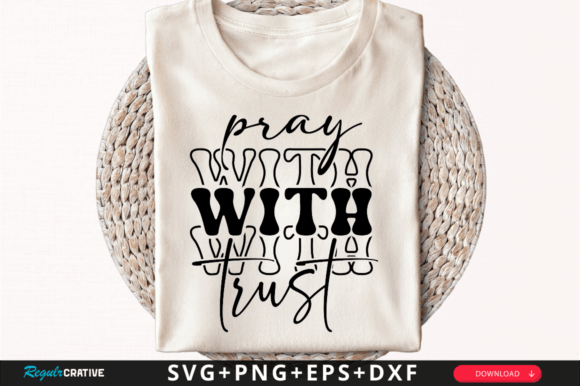 Download Pray with Trust SVG Design - Design Collection
