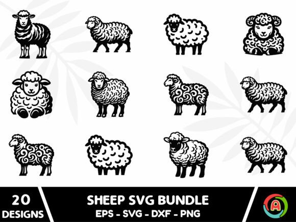 Download Sheep Svg Bundle - Sheep Collection